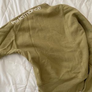 Olive green Calvin Klein crew neck